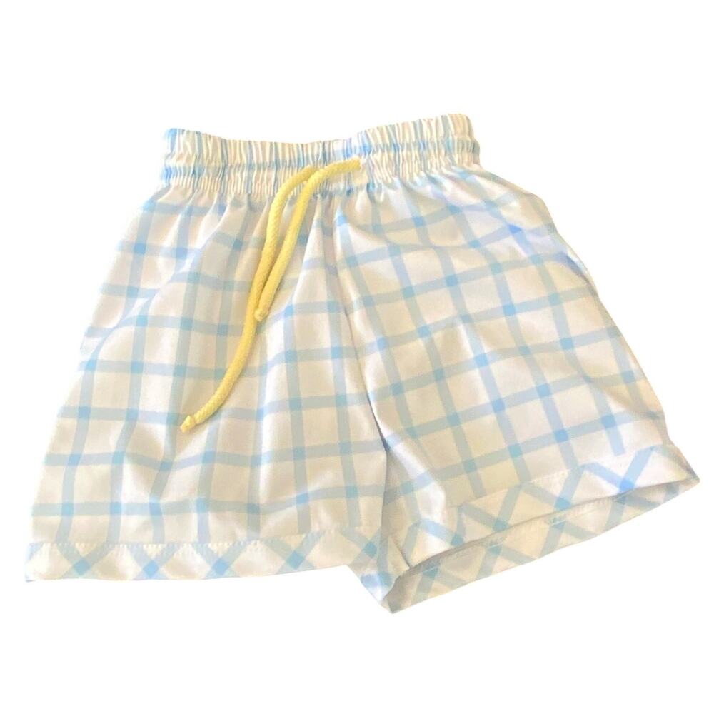 Lullaby Set Barnes Bathing Suit - Whales Blue Windowpane NW0T‎ size 3T